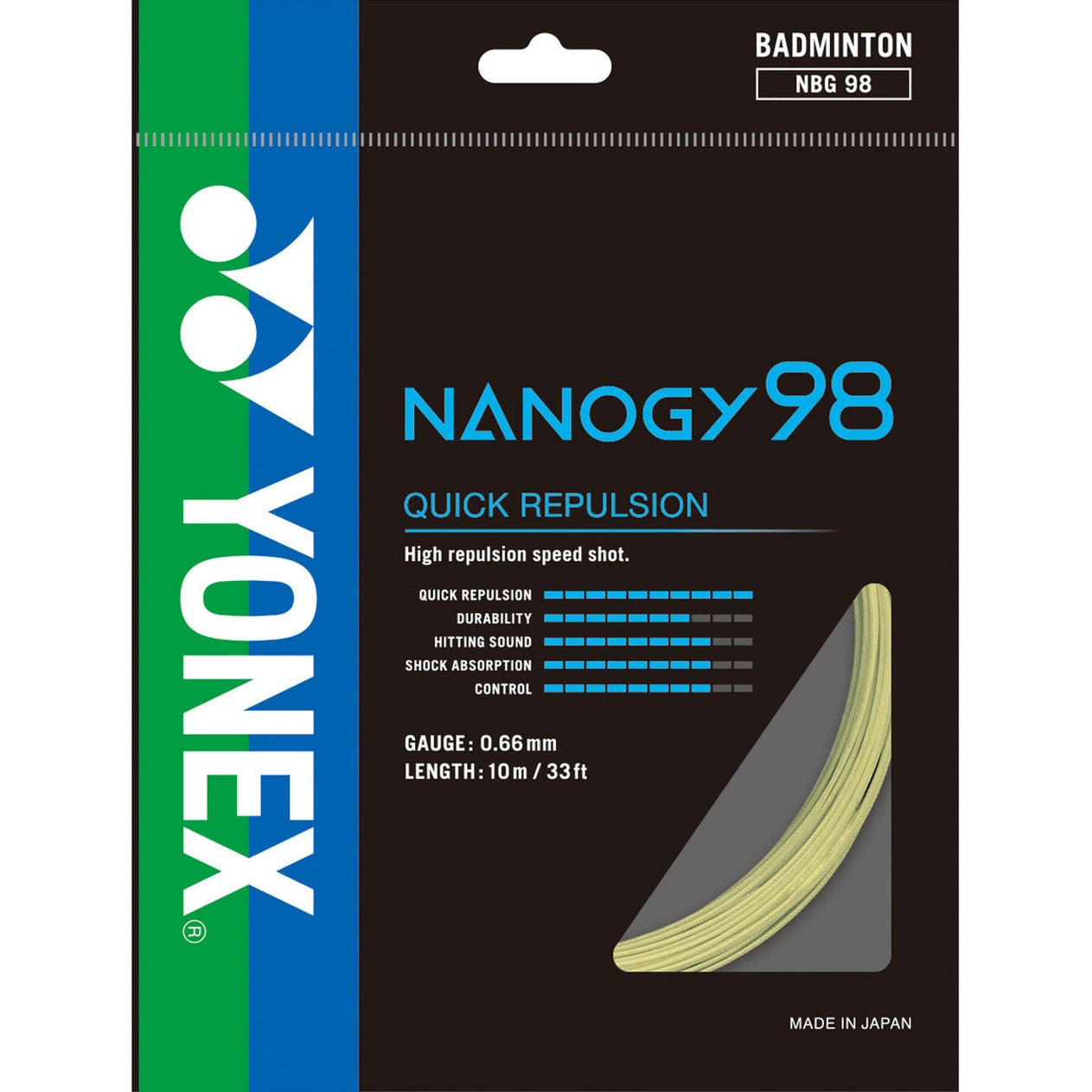 Yonex Nanogy 98 0.66mm Badminton Set - Smash Pro