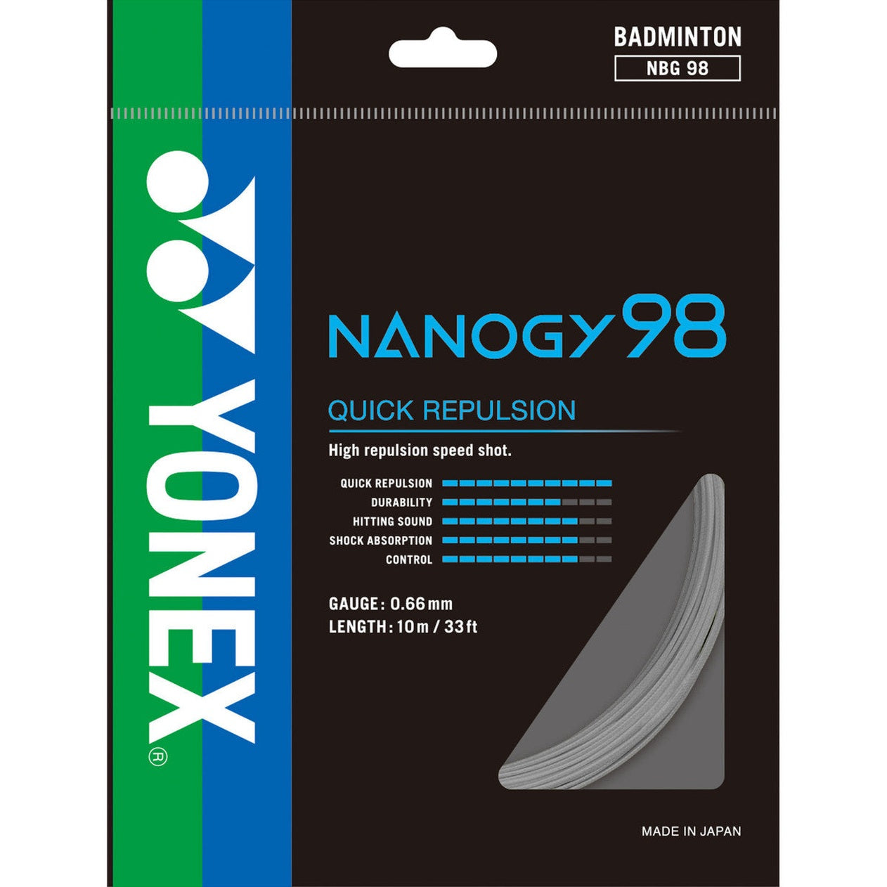 Yonex Nanogy 98 0.66mm Badminton Set - Smash Pro