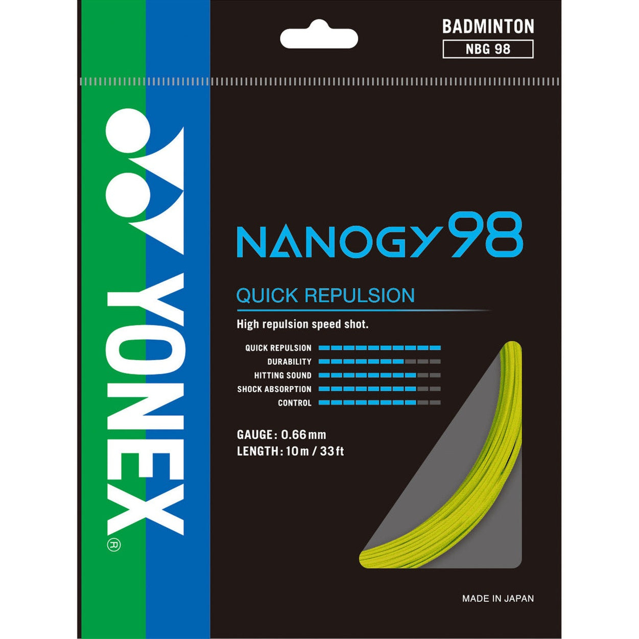 Yonex Nanogy 98 0.66mm Badminton Set - Smash Pro